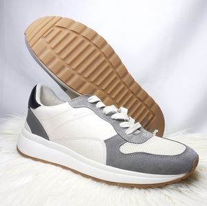 Coach Men Size 13 Tech Runner White Gray FG3510